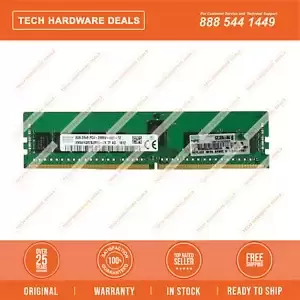 878490-001    HPE 8GB (1x8GB) Dual Rank x8 DDR4-2666 CAS-19-19-19 Registered Sma