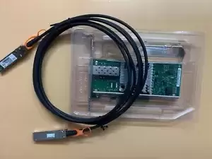 INTEL 82599ES X520-DA1 E10G41BTDA 10G SFP Ethernet Server Adapter + 1M SFP Cable