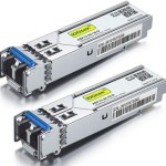 2 Packs For Cisco GLC-LH-SMD Transceiver, 1G SFP Module SMF LC 20 km