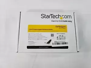 Startech.Com St2000Pexpse 2Port Pci Express Gb Server Network Adapter Pcie Poe
