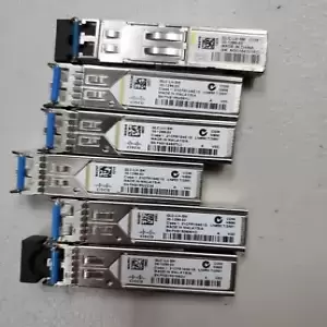 Lot of 6 Cisco GLC-LH-SM 30-1299-03 Transceivers