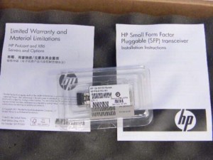 New in Box HP 453153-001 BLc VC 1Gb SX SFP Transceiver Module