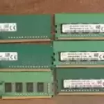 Lot of 6 -  Hynix 8GB 2Rx8 PC4-2133P/2400T DDR4 Unbuffered ECC Unregistered RAM
