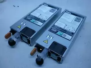 Lot of 2 Dell EPP 80 PLUS Platinum 750W Server Power supply E750E-S6, 100 - 240V