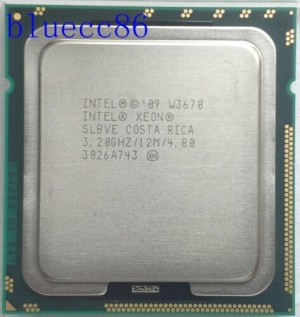 Intel Xeon W3670 SLBVE 3.2 GHz/12M/4.8GT/s Hexa/6-Core LGA 1366 CPU Processor