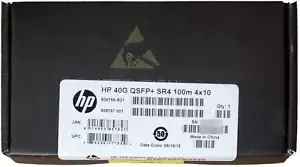 Original HPE BladeSystem c-Class 4x10G QSFP+ MPO SR4 100m Transceiver 817660-001