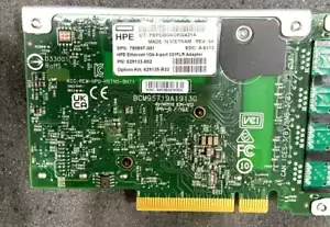 HPE 331FLR Quad Port Gigabit PCI-E2x4 Ethernet Card 629135-B22  ???? ????