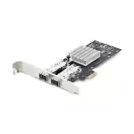 StarTech.com 2-Port GbE SFP Network Card, PCIe 2.0 x1, Intel I350-AM2 2x 1GbE Co
