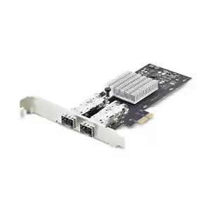 StarTech.com 2-Port GbE SFP Network Card, PCIe 2.0 x1, Intel I350-AM2 2x 1GbE Co
