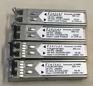 Lot of 4x J4858A Genuine HP Procurve Finisar 850 nm 1000Base-SX SFP Transceiver