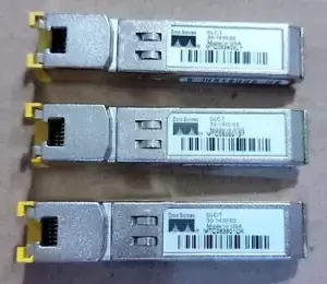 LOT of 3 pcs - Genuine OEM Cisco GLC-T 1000Base-T 30-1410-02 Transceiver Modules