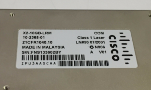 Genuine Cisco Original X2 transceiver module X2-10GB-LRM 10-2368-01 V01