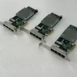 LOT OF 3 HP NC375T Quad Port Gigabit Server Ethernet Adptr HSTNS-BN50 539931-001