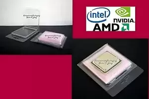 CPU Blister Pack Clam Shell for Intel AMD Processor + Anti Static Foam Qty - 20