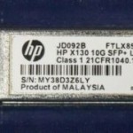 JD092B Genuine HP PROCURVE X130 10G SFP+ LC SR TRANSCEIVER