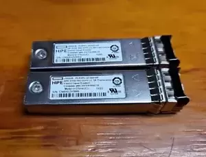 Lot of 2 Tested JD092B PLRXPL-SCS43-HP HPE X130 10G SFP+ LC SR TRANSCEIVER