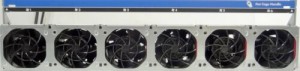 HP DL380p Gen 8 Server fan cage and fans 654569-001