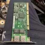 Intel pci 133 d33025 dual port server adapter Fast Shipping