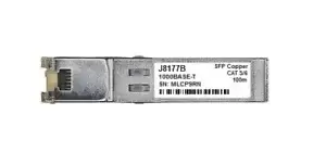 HPE J8177B compatible 1000BASE-TX 1GE SFP-T RJ45 100m Cat5e XCVR HP switches.