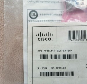 CISCO GLC-LH-SM, 10km, 1310nm, Transceiver (30-1299-03)