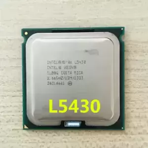 Intel Xeon L5430 CPU Quad Core 2.66Ghz/12MB/1333Mhz SLBBQ LGA771 Processors