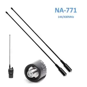 2PCS BAOFENG UV-5R UV-82 F8HP BAND ANTENNA 144/430MHZ DUAL  NA771 SMA FEMALE USA