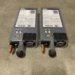 2 LOT Dell 750W R520 R620 R720 80 Plus Platinum Power Suplly 9PXCV 5NF18 06w2pw