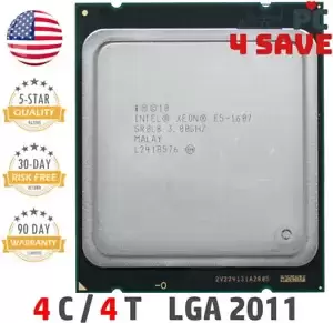 Intel Xeon E5-1607 SR0L8 3.0GHz Quad Core 10M LGA-2011 Server CPU Processor 130W