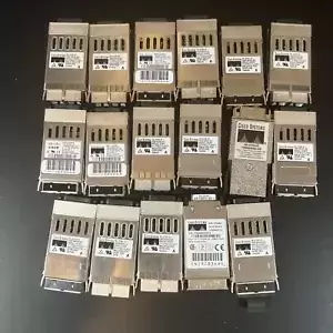 LOT of 17 CISCO  WS-G5484 30-0759-01 1000Base-SX Fiber Network Transceiver