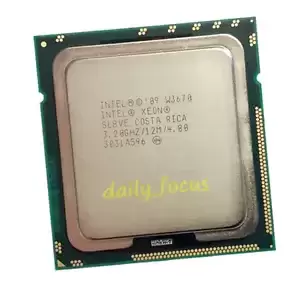 Intel Xeon W3670 3.2 GHz LGA1366 6 cores 12 threads SLBVE CPU Processor 12 MB