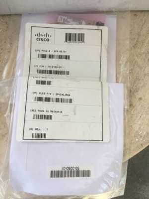 New Genuine Cisco SFP-GE-S 10-2143-01 1000BASE-SX SFP Transceiver Module sealed