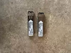 LOT 2 CISCO SFP-GE-S SFP 10-2143-01 GBIC TRANSCEIVER MODULE 1GE B7-2(3)