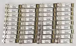 Lot of (36) Cisco DS-SFP-FC8G-SW 8GB Transceiver Modules