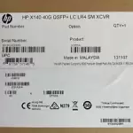 LOT OF 4 NEW IN BOX JG661A HP X140 40G QSFP+ LC LR4 SM 10km 1310nm Transceiver