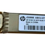 JD089B I Genuine HPE X120 1GB SFP RJ45 T Transceiver