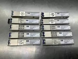(10) HP J9054B ProCurve 100-FX SFP-LC Transceiver