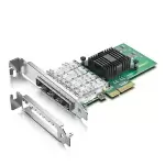 Gigabit Ethernet Server Adapter Quad SFP to PCIe x4 For Intel I350F4BLK I350-F4