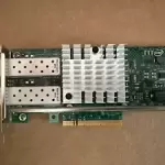 INTEL CPU-E69818 10G DUAL SFP PCIE SERVER NETWORK ETHERNET LAN CARD C3-6(5)