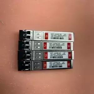 Lot of 4 Fiberstore SFP-10GSR-85 10G SFP+ 850nm 300m HP compatible Transceivers