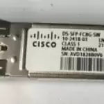 Lot of 5x Genuine Cisco DS-SFP-FC8G-SW 10-2418-01 850nm 8Gbps SFP Transceivers