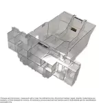System Fan Air Duct Airflow Baffle HP 667256-001 Proliant ML350P Gen8 Server