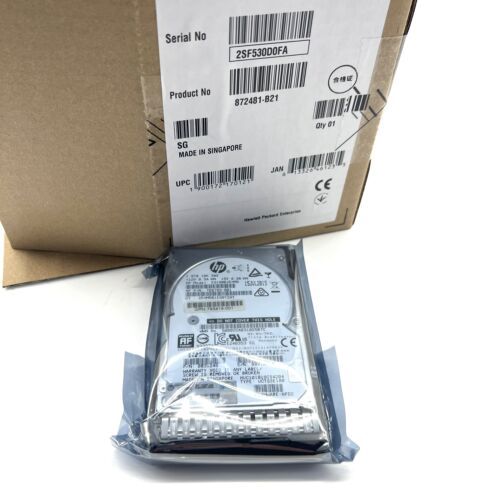 New 872481B21 HPE 1.8TB SAS 12G 10K SFF 2.5 DS HD 872738001 Factory