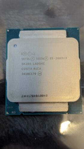 Intel Xeon Processor E5-2603 v3 (15M Cache, 1.60 GHz)