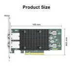 For Intel X540 T2 10GB Enternet Card Dual RJ45 Ports PCIe x8 10GB Network Card