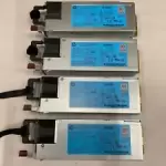 Lot of 4 HP HSTNS-PL40 500 Watt Server Power Supply
