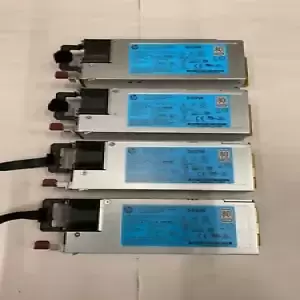 Lot of 4 HP HSTNS-PL40 500 Watt Server Power Supply