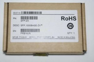 NEW HP JW150A FINISAR FTLF1721P2BTL-BA SFP-ZX SFP 1000BASE-ZX TRANSCEIVER ARUBA