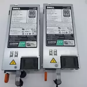 Y26KX DELL POWEREDGE 1100W 80+ POWER SUPPLY R730 R630 7XWVX PR21C Y3H8J *2 x LOT