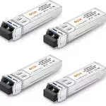 4Pack 10Gbase-Lr Sfp+ Transceiver, 10G Duplex Lc Single Mode Module for Cisco