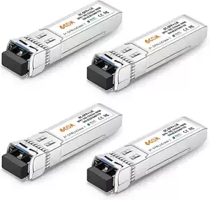 4Pack 10Gbase-Lr Sfp+ Transceiver, 10G Duplex Lc Single Mode Module for Cisco